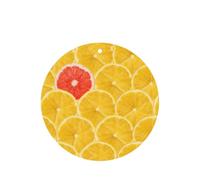 Summer Lemon Printing 10 Pcs Air Freshener Cards,Car Scented Hanging Sheets Air Freshener Set For Car Decoration