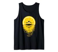 Summer Lemon - Sunset Tropical Bright, Gift, Fun, Retro Tank Top
