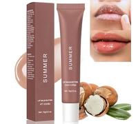 Summer Lip Butter - Conditioning Mask and Moisturizer for Dry Lips, Instant Shine and Hydration With Plumping Effect (#3 Iced Coffee)