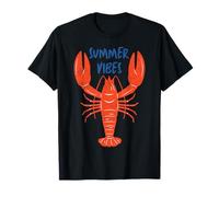 Summer Lobster Vibes Womens Girls T-Shirt
