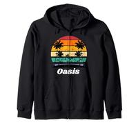 Summer lovers Oasis vintage top wear Zip Hoodie