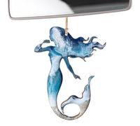 Summer Marine Ornaments, Resin Blue Sea Beach Tree Decorations, Car Interior Decor, Summer Coastal Pendant for Wall, Tree, Window, Car