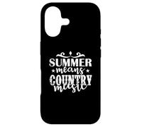 Summer means Country Music USA America Cowboys Case for iPhone 17