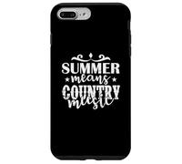 Summer means Country Music USA America Cowboys Case for iPhone 7 Plus/8 Plus
