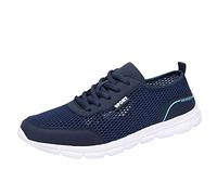 Summer Men Mesh Breathable Walking Shoes Lightweight Comfy Orthopedic Shoes