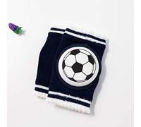 Summer Mesh Breathable Children's Knee Pads Cotton Baby Baby Crawling Toddler Knee Shatter-Resistant Knit Knee Pads (Dark Blue)