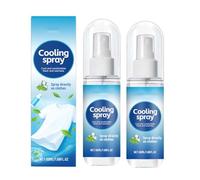 Summer Mist Cooling Spray, 50ml Cooling Spray for Face and Body, Travel Size Cooler Sprays for Hot Weather,Body Ice Sprays/Cold Mist for Sports, Outing,Camping & Summer Commuting (2)