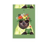 Summer Modern Single-Gang Switch Wall Plate â€“ Premium Pc Material Decorative Cover with Full-Panel Printed Design, Easy Installation for Residential & Commercial Use