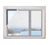 Summer Mosquito Insect Screen Window Mesh W160-250cm H80-200cm Easy No Punch Install(W220cm,H150cm)