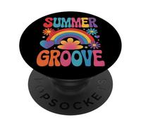 Summer Music Literary Art Festival Camping Vacation Holiday PopSockets Adhesive PopGrip