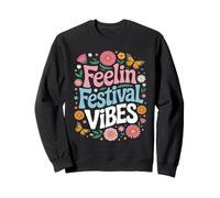 Summer Music Literary Art Festival Camping Vacation Holiday Sweatshirt