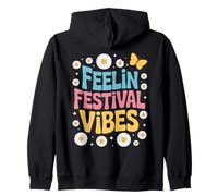 Summer Music Literary Art Festival Camping Vacation Holiday Zip Hoodie