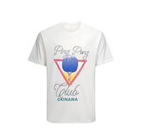 Summer New Trend Fashion Casual Round Neck Short-Sleeved Men's T-Shirt Tops Campus Students Youth Cotton Breathable Half-Sleeved-Color-3||x_l