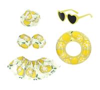 Summer Outfits for Porch Goose Waterproof Tropical Suit for Cute Duck | Tropical Costume Bikini for Lawn | for Garden Backyard Porch Patio Balcony Terrace Meadow