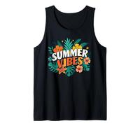 Summer Palm Trees Relaxation Enjoyment Beach Souvenir Tank Top