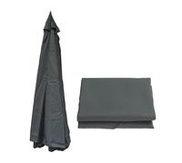 Summer Parasol Top Cloth Replaceable Sunshade Umbrella Cover Garden Patio Canopy Rainproof Banana(Dark Grey,4m for 8 Ribs)