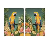 Summer Parrot Pineapple Bird Passport Holder Passport Wallet PU Leather Passports Protective Cover Slim Travel Accessories