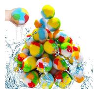 Summer Party Outdoor Game | Water Balloon Balls | 60 Pieces Water Toy Balls | Play Activities Preferred Toy for Holiday Garden Backyard Beach Swimming Pool Camping