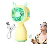 Summer Personal Fan, Travel Cartoon Fan - Adjustable Desk Fan, Durable Cute Animal Shaped Electric Fan for Picnic, Walk, Travel