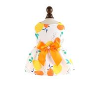 Summer Pet Cat Puppy Princess Dress Pet Clothes Striped Plaid Dresses with Bow Cats Kitten Rabbit Sphynx Clothing Pet Supplies