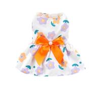 Summer Pet Cat Puppy Princess Dress Pet Clothes Striped Plaid Dresses with Bow Cats Kitten Rabbit Sphynx Clothing Pet Supplies