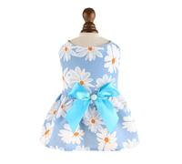 Summer Pet Cat Puppy Princess Dress Pet Clothes Striped Plaid Dresses with Bow Cats Kitten Rabbit Sphynx Clothing Pet Supplies