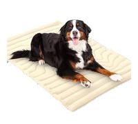 Summer Pet Cooling Ice Pad，Suitable for Cat and Dog Cooling Pads，A Must-Have Pet Mat for Beaches, Camping, and Travel (Off White, Medium)