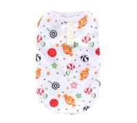 Summer Pet Dog Cooling Vest Cartoon Soft Clothing Summer Casual Shirts Small Medium Large Dogs Puppy French Bulldog Clothes