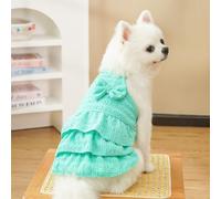 Summer Pet Dog Princess Dress - Thin & Breathable Small Dog Clothes Candy-Colored Outfit for Cats and Dogs