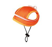 Summer Pet Hat Breathable Sunshade Cat Dog Bow Ear Design Ideal for Outdoor Activities Protecting from Sunlight Comfortable Fit for All Breeds (B, One Size)