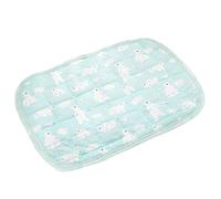 Summer Pet Mat - Cat Dog Cushion Pad Sleeping Cool Comfortable Soft for Kids and Adults (Blue, M) PzY620 (BU2, L)