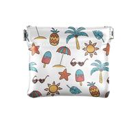 Summer Pineapples Tropical Hawaiian Coconut Tree Women Leather Cash Wallet Unique Jewelry for Women Boys Girls, Summer Pineapples Tropical hawaiian coconut tree, One Size, Modern