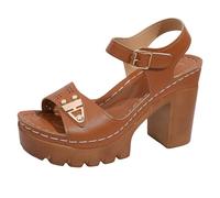 Summer Plus Size Strappy Thong Sandals With Chunky Heels And Thick Soles For A Taller : Open Toe Beach Sandals For Effortless Slide into Summer