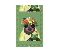 Summer Premium One-Gang Decorative Switch Plate Cover with Textured Fabric-Grain Finish & Accent Dot Design â€“ Durable Pc Material Wall Plate for Residential and Commercial Use