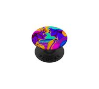 Summer Pride LGBTQ Rainbow Couple Sunset Art Design PopSockets Adhesive PopGrip