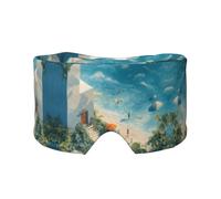 Summer Print Print Soft Eye and Ear Muffs for Adults Sleeping Protection Cover for Travel Nap Relief