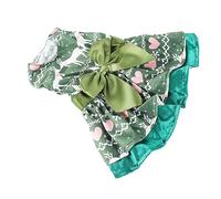 Summer Puppy Dress, Christmas Theme Dog Dress with Heart Pattern, Comfortable and Fashionable, Cute for Christmas Party (L)