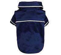 Summer Puppy Skirt Shirt Silk Pajamas Set Dog Cat Couple Pajamas Thin Summer Apparel Clothes Comfort and Cool Pullover for Small Dogs Cute Female Dog for Small Medium Dogs Cats