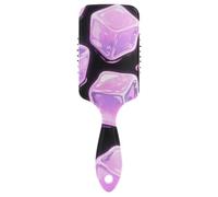 Summer Purple Ice Cube friendly hair brush for men Designed scalp massage for hair growth with Ergonomic handle cepillo para cabello de mujer