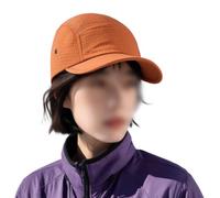 Summer Quick Dry 5 Panel Hat, Plaid Soft Brim Baseball Cap,