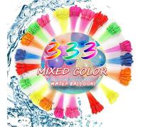 Summer Quick Fill Water Balloons: 333-Piece Set for Quick Summer Cooling Perfect for Kids & Adults-Ideal for Pool Parties, Backyard Games, and Outdoor Fun