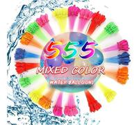 Summer Quick Fill Water Balloons: 555-Piece Set for Quick Summer Cooling Perfect for Kids & Adults-Ideal for Pool Parties, Backyard Games, and Outdoor Fun