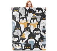 Summer Quilt Cute Cartoon Penguin Throws Indoor S