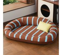 Summer Rattan Cooling Pet Pad Heat Dissipation Wicker Mat Washable Cool Sleeping CushionIndoor for Small Medium Large Dogs Cats 27.6x19.7in