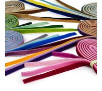 Summer-Ray 50 Yards (2 Yards x 25 Colours) 3/8" 10mm Velvet Ribbon Value Pack
