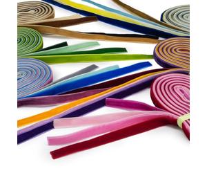 Summer-Ray 50 Yards (2 Yards x 25 Colours) 3/8" 10mm Velvet Ribbon Value Pack
