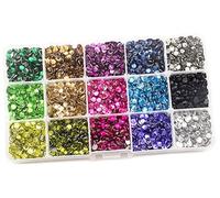 Summer-Ray 5mm Assorted Colour Rhinestones in Storage Box Set #1