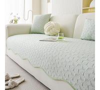 Summer Refreshing Sofa Cover Modern Minimalist Irregular Shape 3D Structure Breathable Non Slip Soft Fabric Ice Bean Design Stylish Furniture Protector
