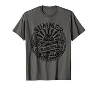Summer Remembering My Why Aesthetic Motivational Quote T-Shirt