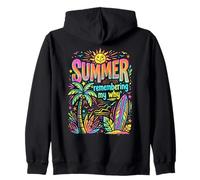 SUMMER 'remembering my why' Beach Vibes Zip Hoodie